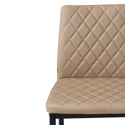 2PCS Upholstered Bar Stools with Backrest