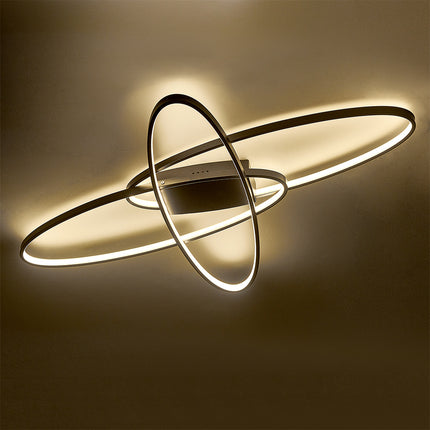 90CM Oval LED Chandelier Ceiling Light  Dimmable