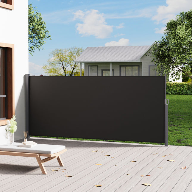 Outdoor Retractable Privacy Side Awning