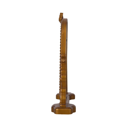 Gold Decorative Vanity Mirror with Stand