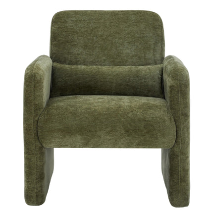Modern Accent Chair with Lumbar Pillow