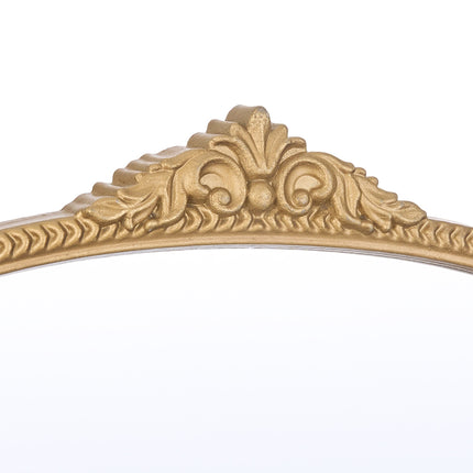 Gold Decorative Vanity Mirror with Stand