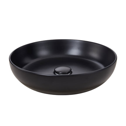 Round Ceramic Countertop Washbasin Vessel Sink