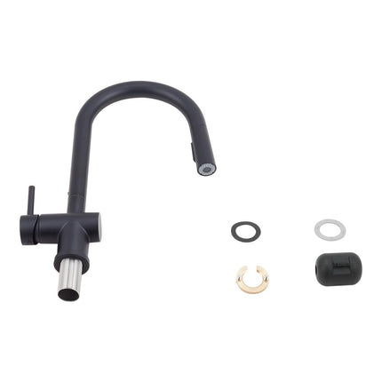 Modern Swivel Kitchen Faucet with Pull-down Sprayer