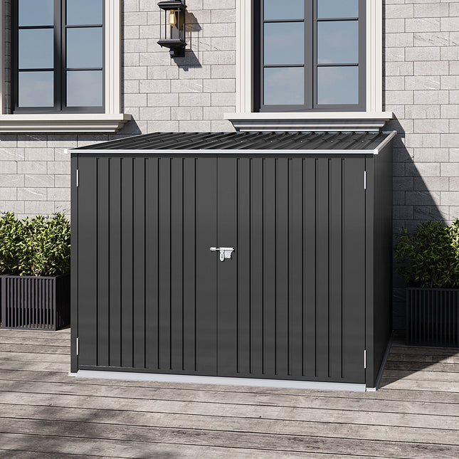 Galvanized Steel Bike Shed Bicycle Storage Shed