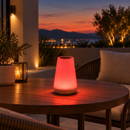 13-Colour RGB LED Night Light Bedside Lamp with Remote Control & Touch Switch