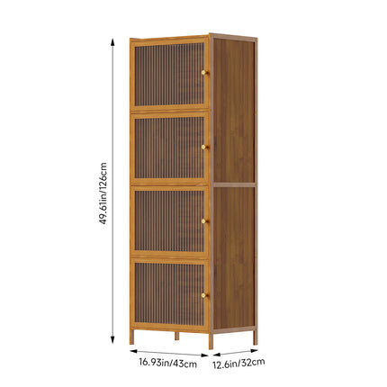 Versatile 4-Tier Storage Cabinet