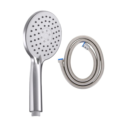G1/2 Handheld High Pressure Shower Head with 3 Spray Modes & Hose
