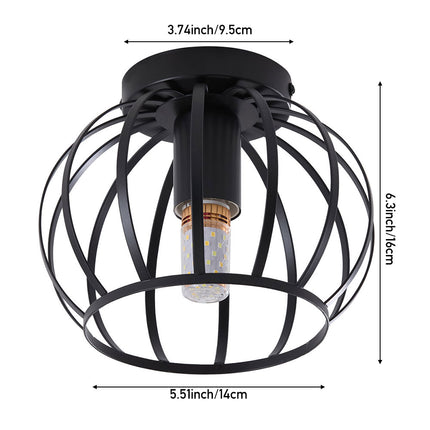 Metal Lantern Ceiling Light