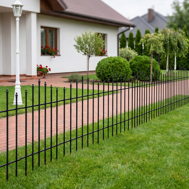 5Pcs Metal Garden Fences
