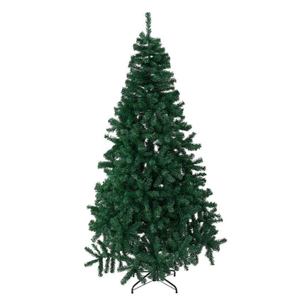 Green Artificial Christmas Tree with Metal Stand