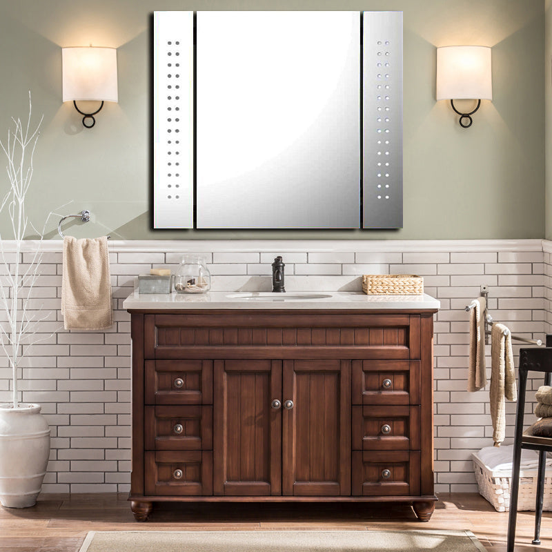 650x600mm led illuminated mirror cabinet