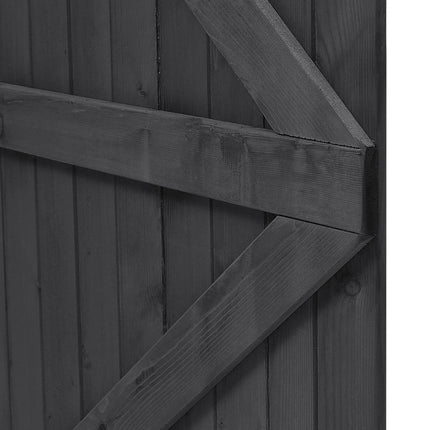 Semi Braced Arch Top Strong Wooden Garden Gate