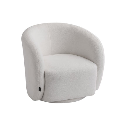 Swivel Tub Chair Upholstered Single Sofa