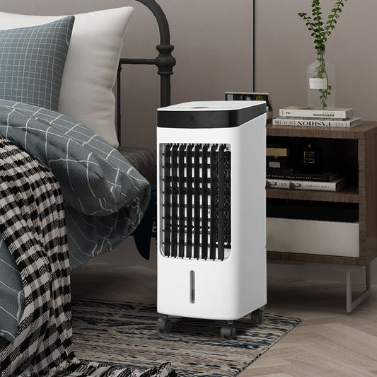 White 3 Speed Air Cooling Conditioner with Wheels