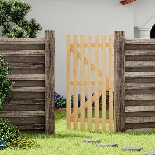 180cm Garden Wood Fence Gate with Latch