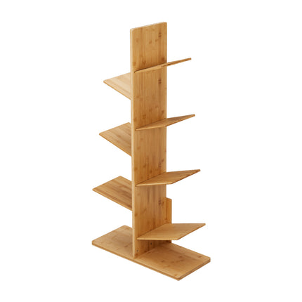 7-Tier Wooden Tree Bookshelf