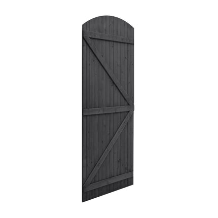 Semi Braced Arch Top Strong Wooden Garden Gate