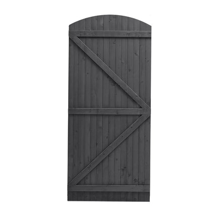 Semi Braced Arch Top Strong Wooden Garden Gate