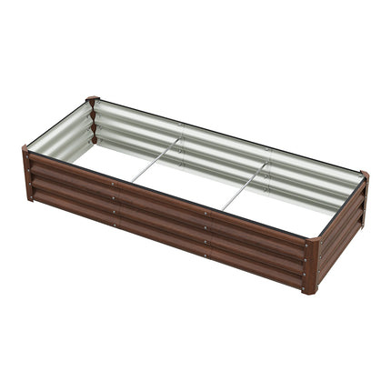 150cm x 60cm Rectangular Galvanized Steel Raised Garden Bed
