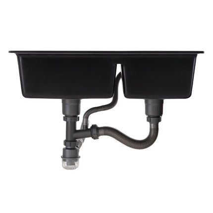 Modern Quartz Resin Composite Kitchen Sink with Waste Kit