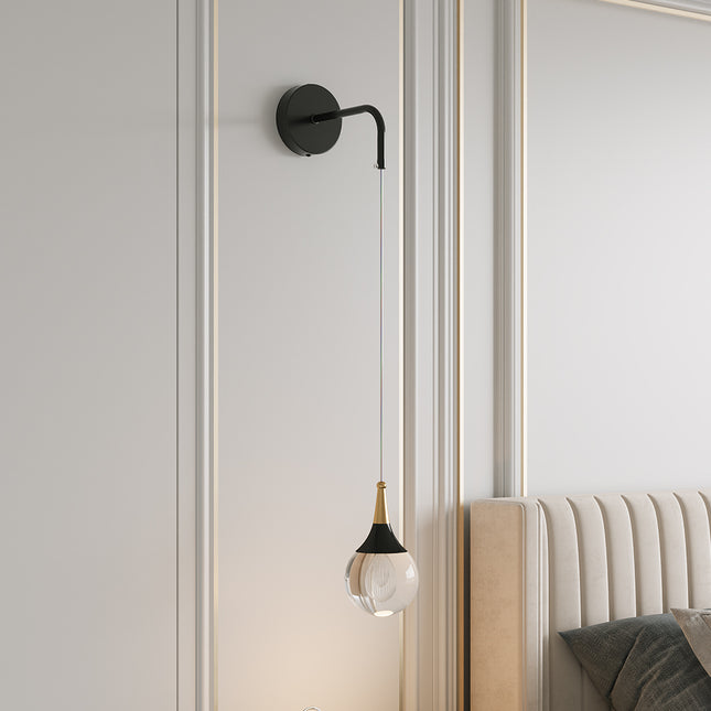 5W LED Crystal Lampshade Wall Light