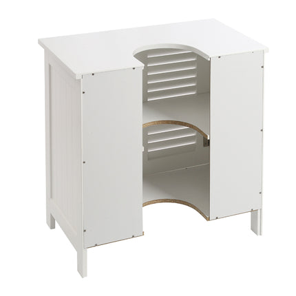 Under Sink Bathroom Cabinet 2 Shutter Door