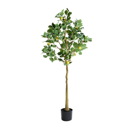 Artificial Lemon Tree Potted Plant Home Decoration