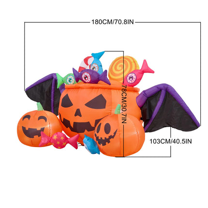 5 FT Halloween Inflatable Decoration with LED Lights