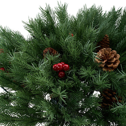 Artificial Christmas Planter Bushes Decoration