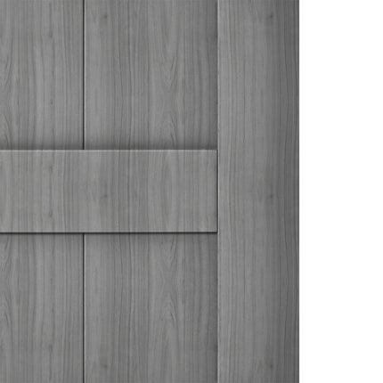 Natural Farmhouse Style MDF Wooden Barn Door with 200cm Sliding Kit