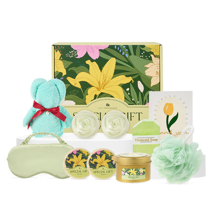 Lily-Scented Spa Bath Gift Set
