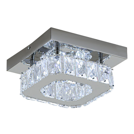 Modern Square Crystal Ceiling Light