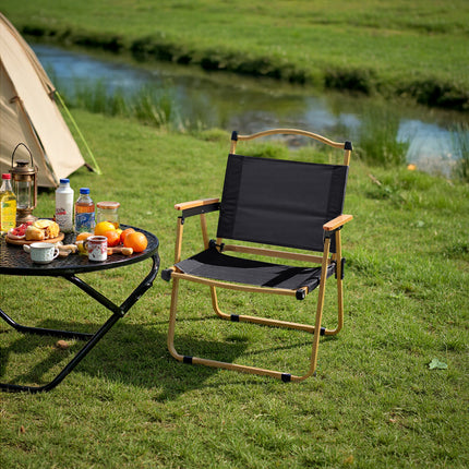 Portable Folding Camping Chair with Armrests