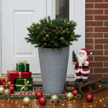 Artificial Christmas Planter Bushes Decoration