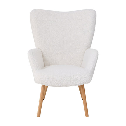 Modern Sherpa Fleece Leisure Chair