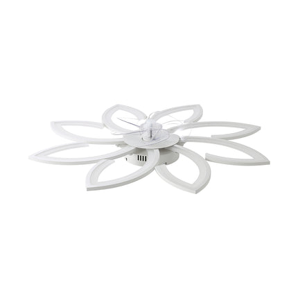 Modern Flower Shape Ceiling Fan with Light