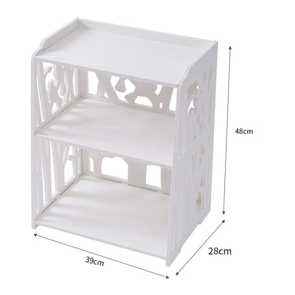 Modern Small White Bedside Table