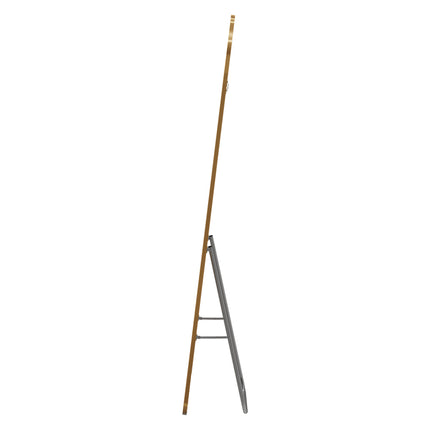 Modern Arched Metal Floor Mirror Gold/ Black