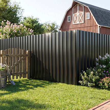 12pcs Steel Corrugated Roofing Sheets 45x115cm