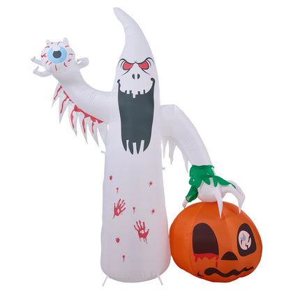 8FT Blow-Up Halloween Inflatable Decoration with Built-in LED Lights
