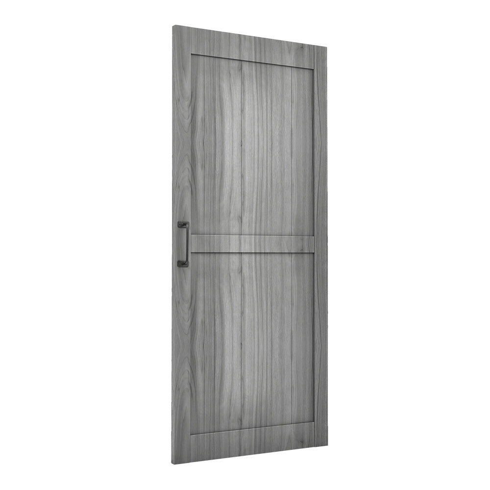 Natural Farmhouse Style MDF Wooden Barn Door with 200cm Sliding Kit