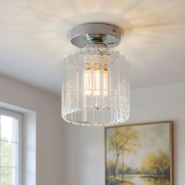 Modern Crystal Ceiling Light