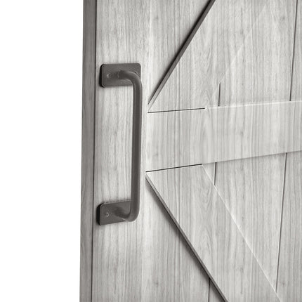 Farmhouse Style Wooden Barn Door with 183cm Sliding Kit