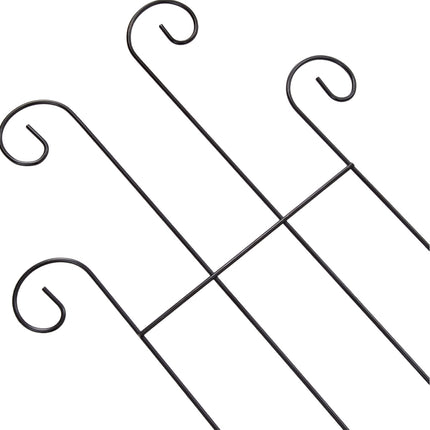 4-Pack Outdoor Metal Trellis Set for Climbing Plants