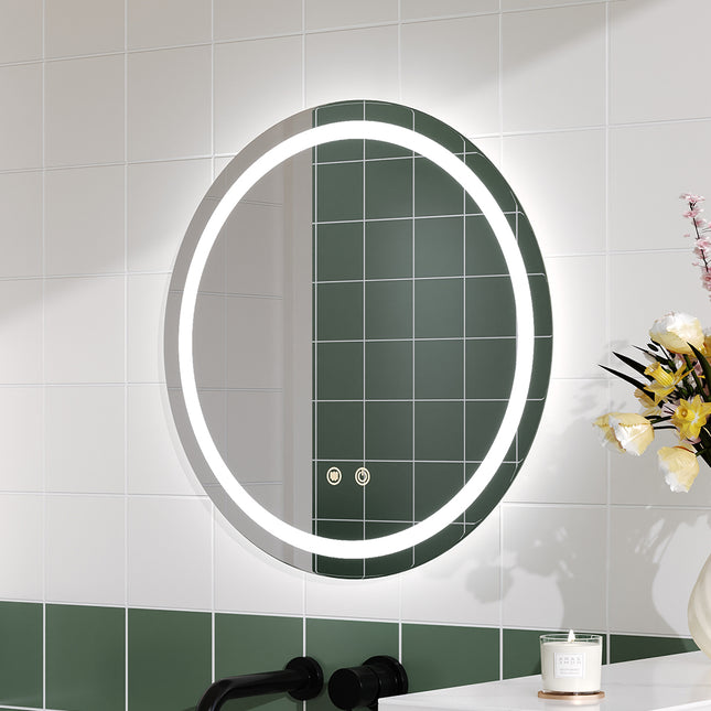 Wall Mounted Round LED Bathroom Mirror