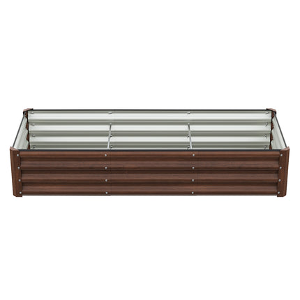 150cm x 60cm Rectangular Galvanized Steel Raised Garden Bed