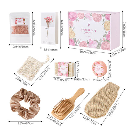 Rose-Scented Spa Bath Gift Set
