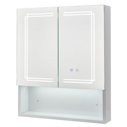 Wall-mounted Bathroom Mirror Cabinet with Led Lights