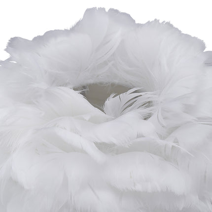 Accent Feather Table Lamp with LED Light